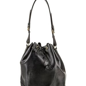 Louis Vuitton Black Epi Leather Shoulder Bag